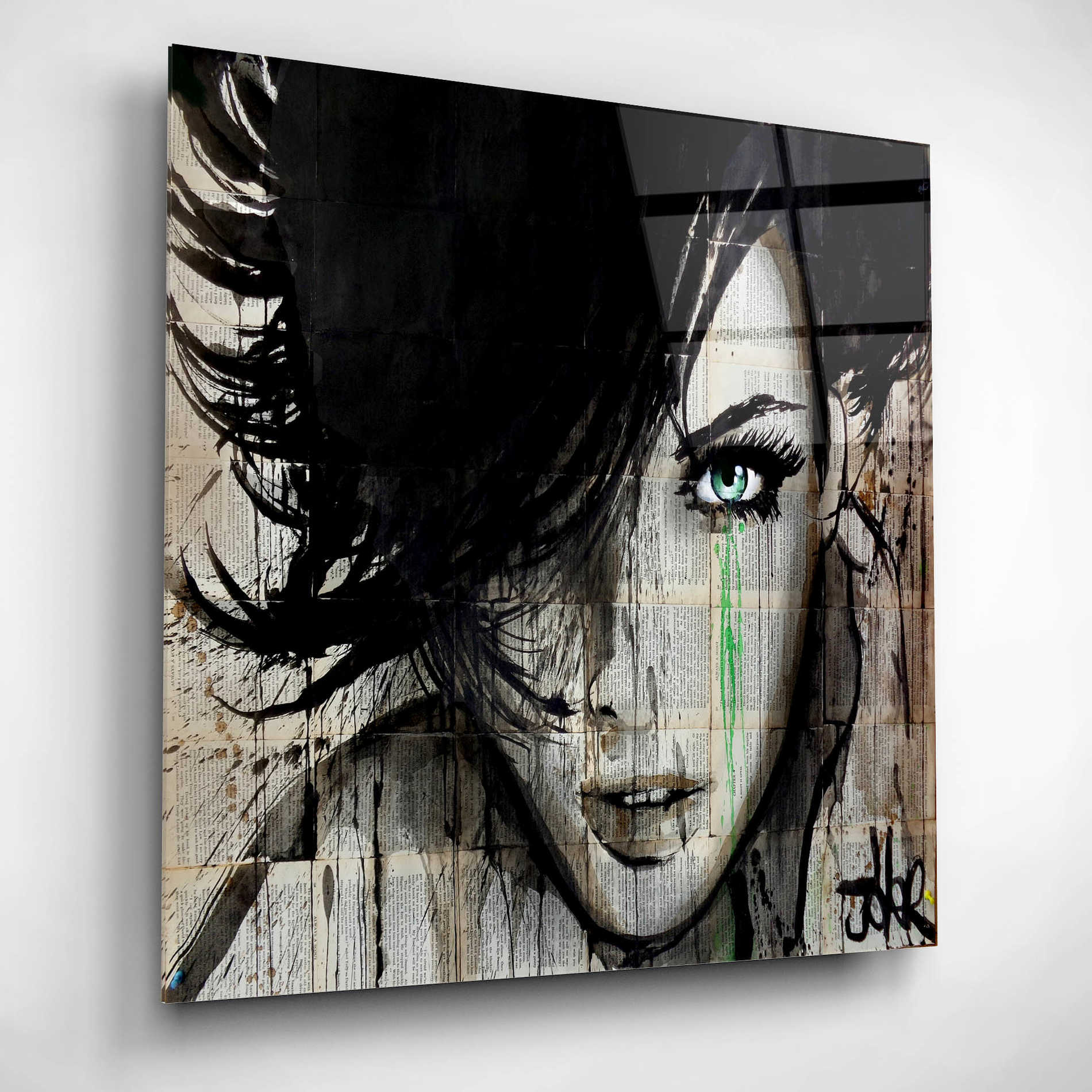 Epic Art 'Things Happen' by Loui Jover, Acrylic Glass Wall Art,12x12