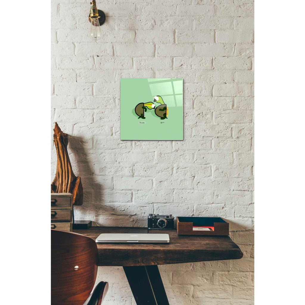 Epic Art 'Thirdle' by Chuck Wimmer, Acrylic Glass Wall Art,12 x 12