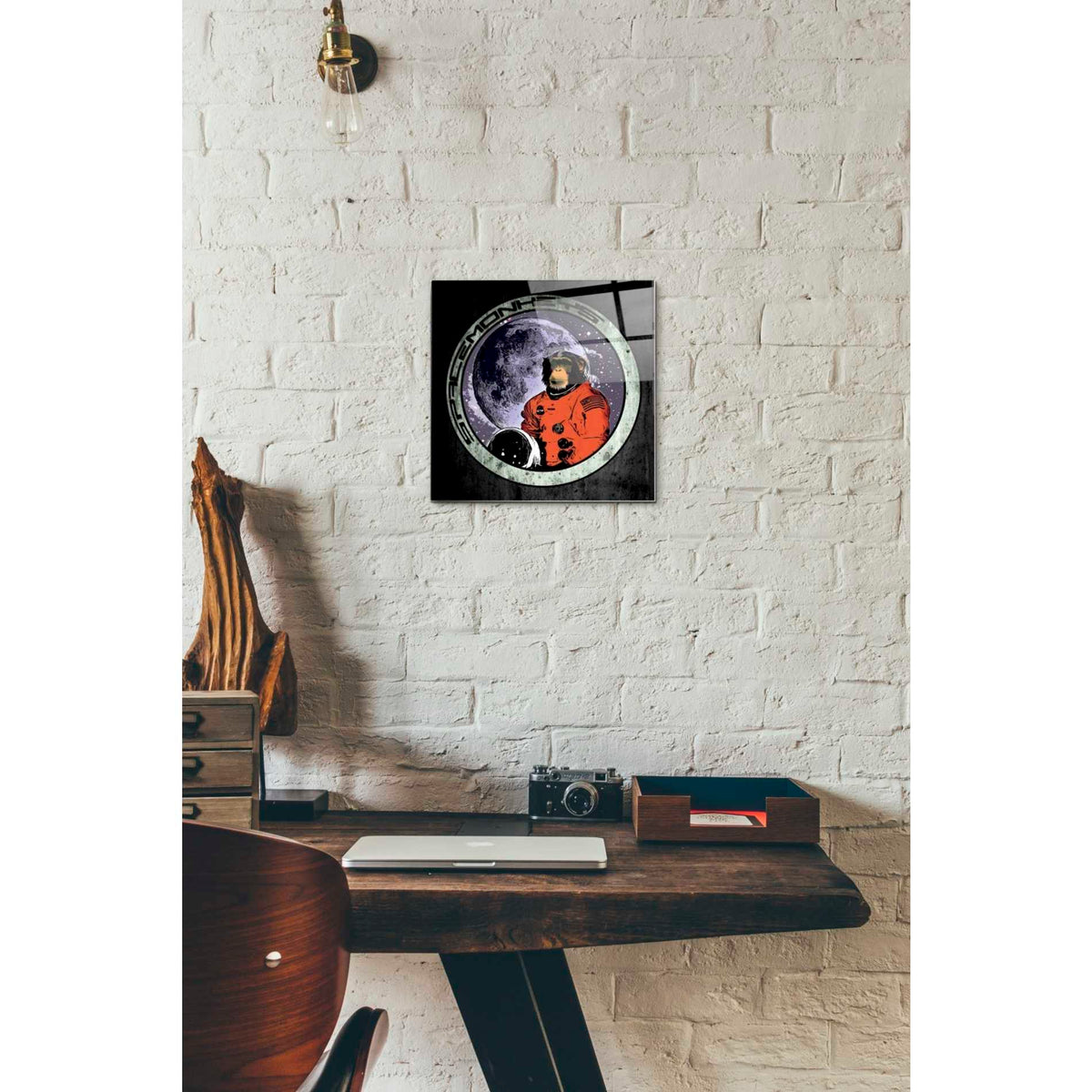 Epic Art 'Space Monkeys' by Nicklas Gustafsson, Acrylic Glass Wall Art,12x12