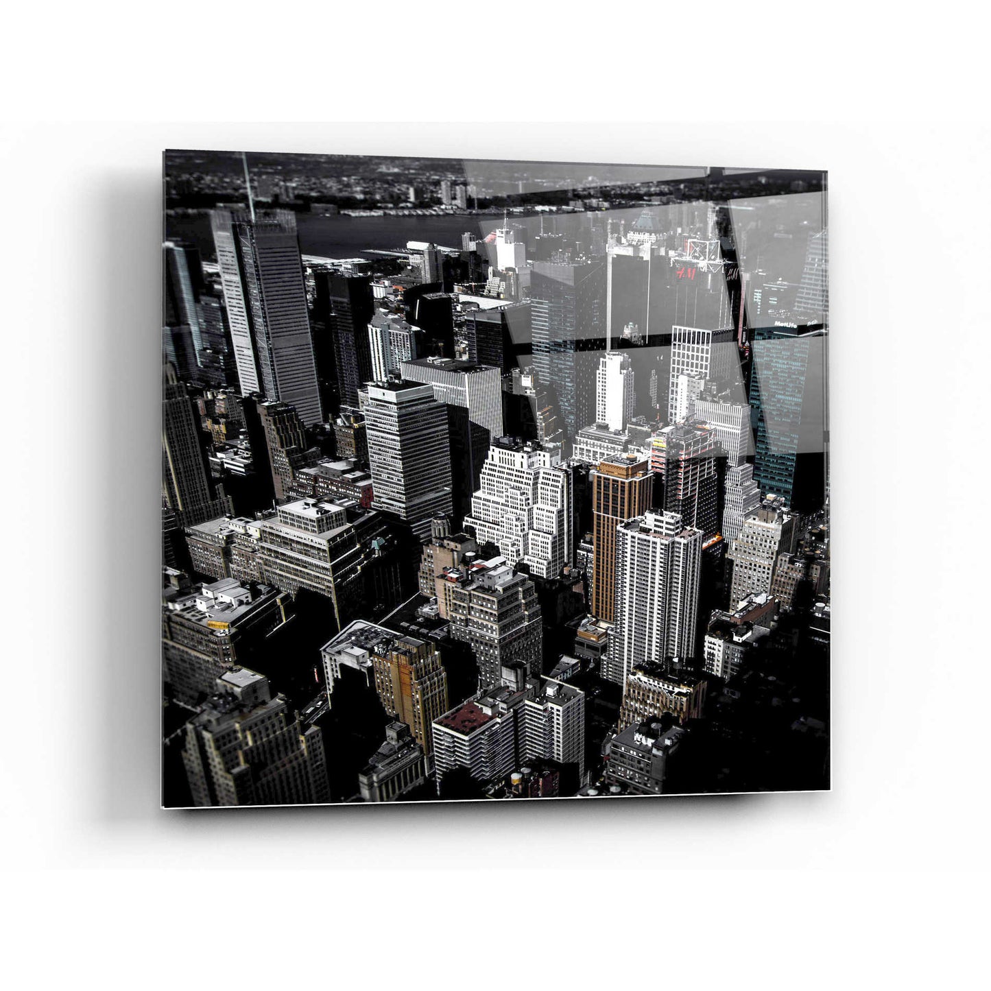 Epic Art 'Boxes of Manhattan' by Nicklas Gustafsson, Acrylic Glass Wall Art,12x12