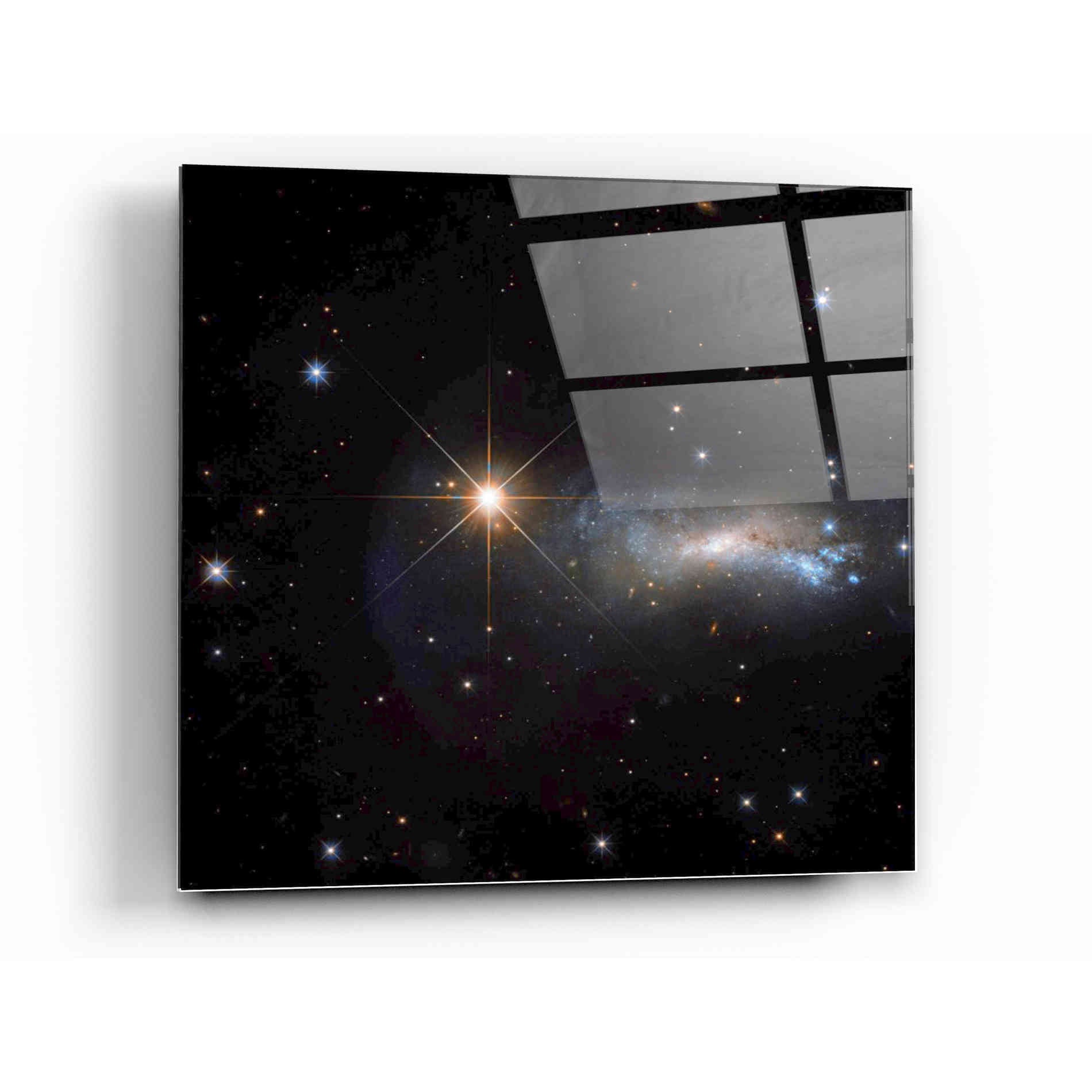 Epic Art "Outshine" Hubble Space Telescope Acrylic Glass Wall Art,12 x 12