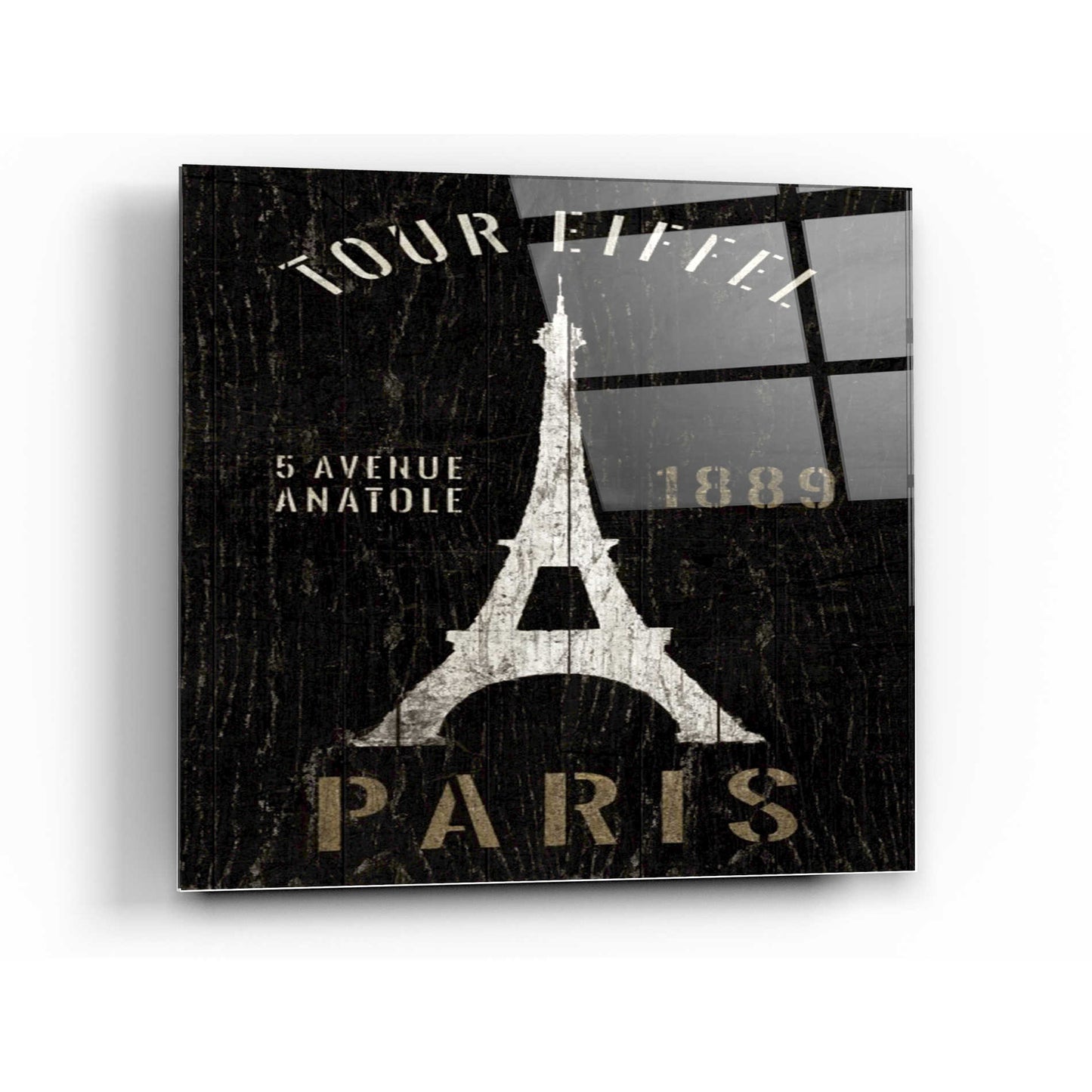 Epic Art 'Refurbished Eiffel Tower' by Wild Apple Portfolio, Acrylic Glass Wall Art,12 x 12
