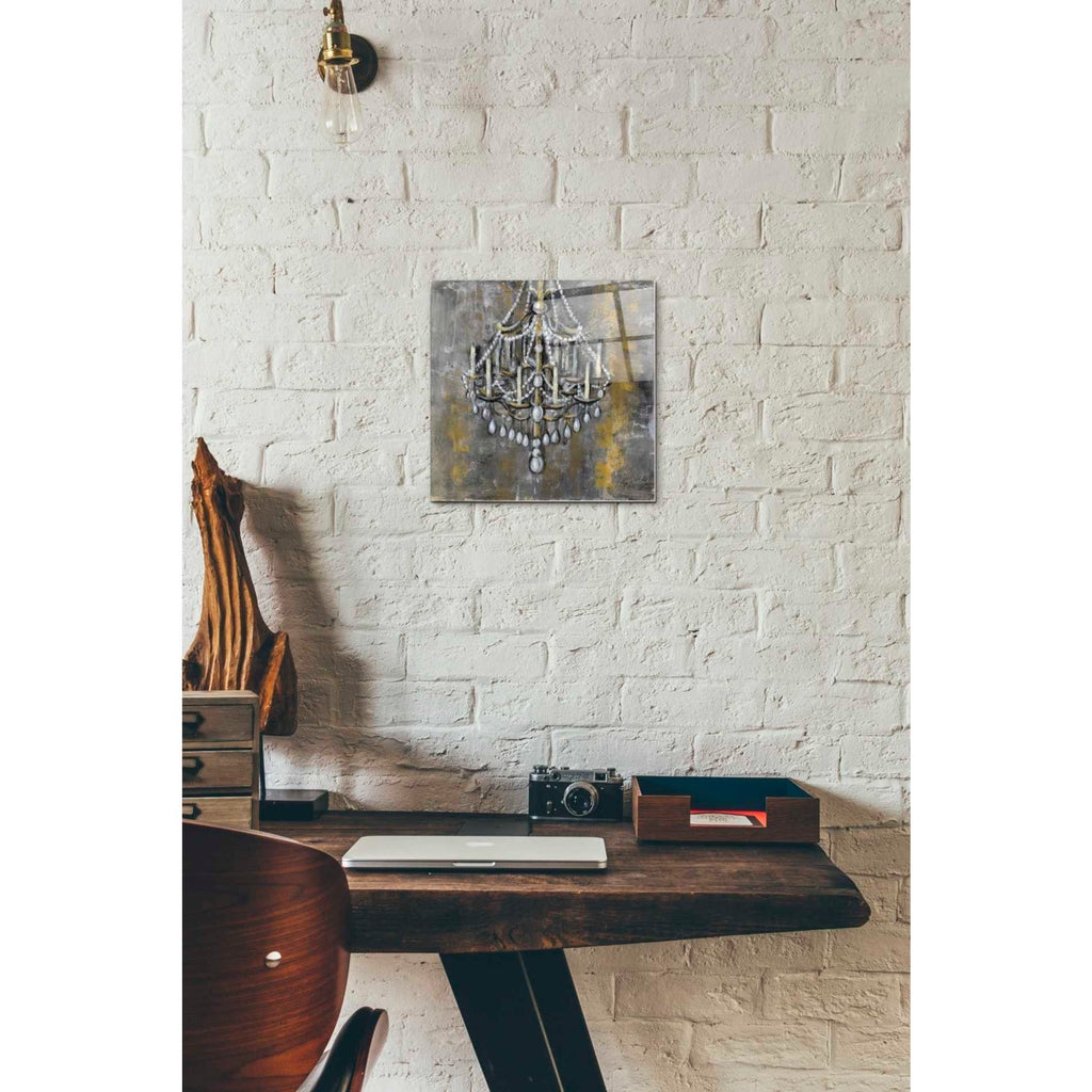 Epic Art 'Vintage Chandelier I' by Silvia Vassileva, Acrylic Glass Wall Art,12x12