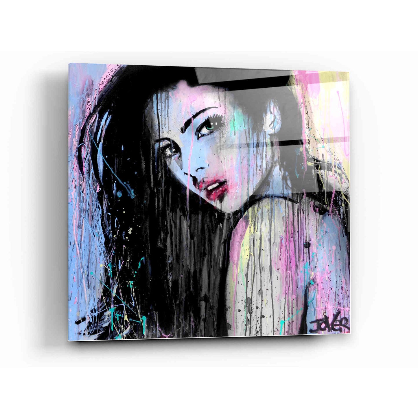 Epic Art 'Wild Orchid' by Loui Jover, Acrylic Glass Wall Art,12 x 12