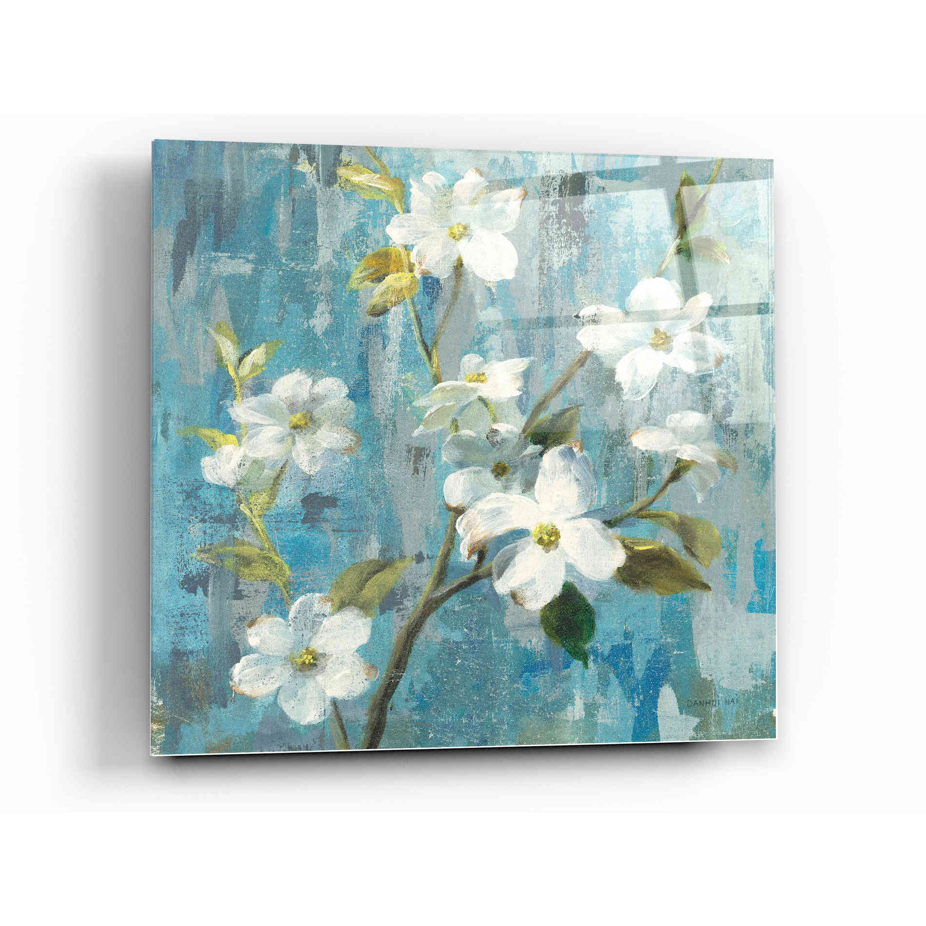 Epic Art "Graceful Magnolia I" by Danhui Nai, Acrylic Glass Wall Art,12x12