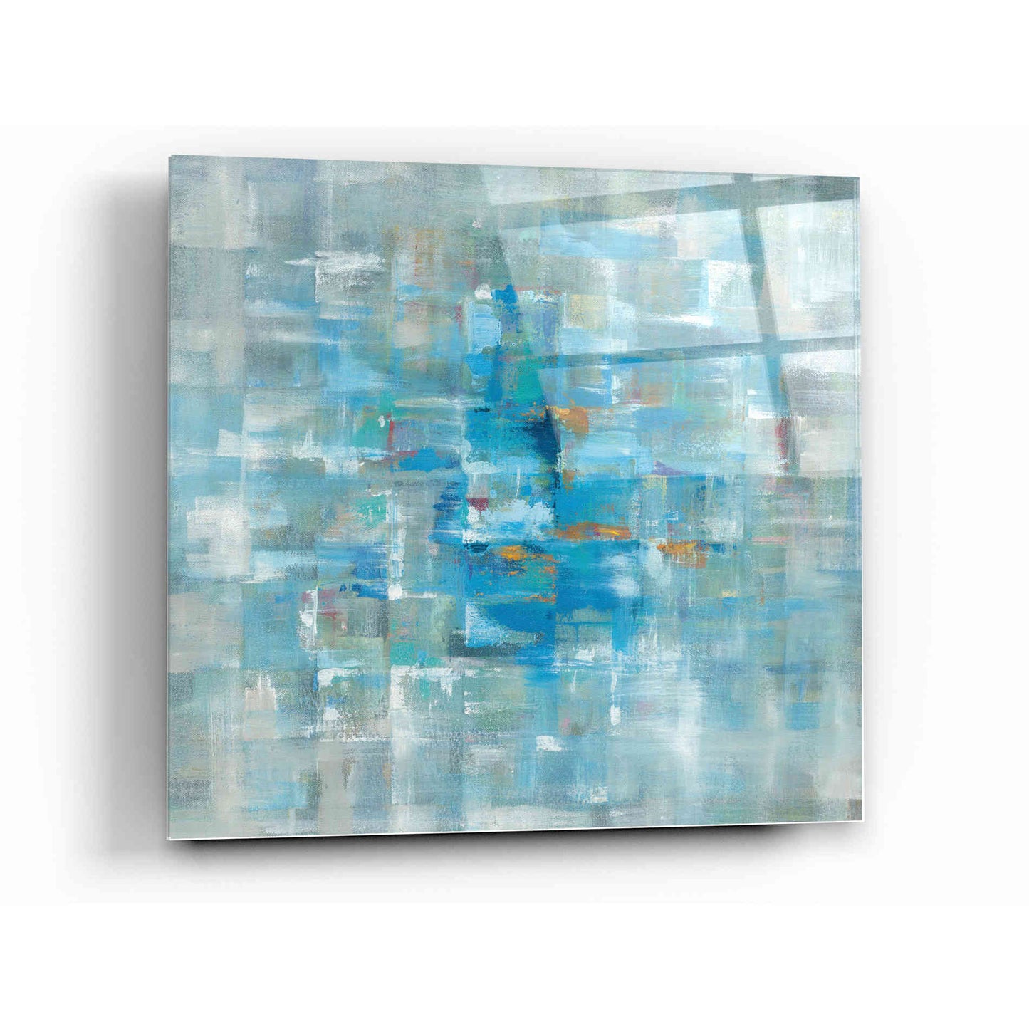 Epic Art 'Abstract Squares' by Danhui Nai, Acrylic Glass Wall Art,12x12