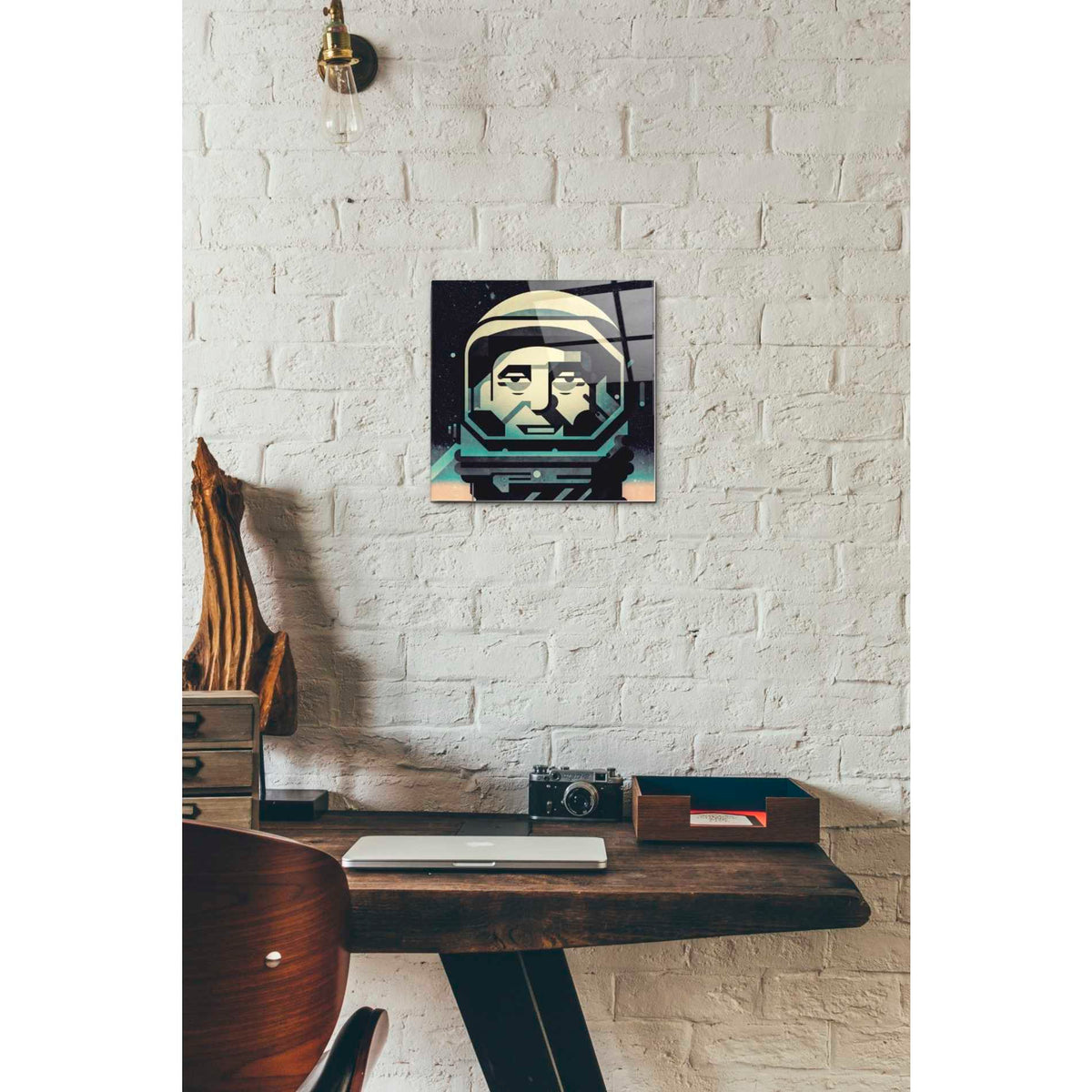 Epic Art 'Mercury' by Antony Squizzato, Acrylic Glass Wall Art,12x12