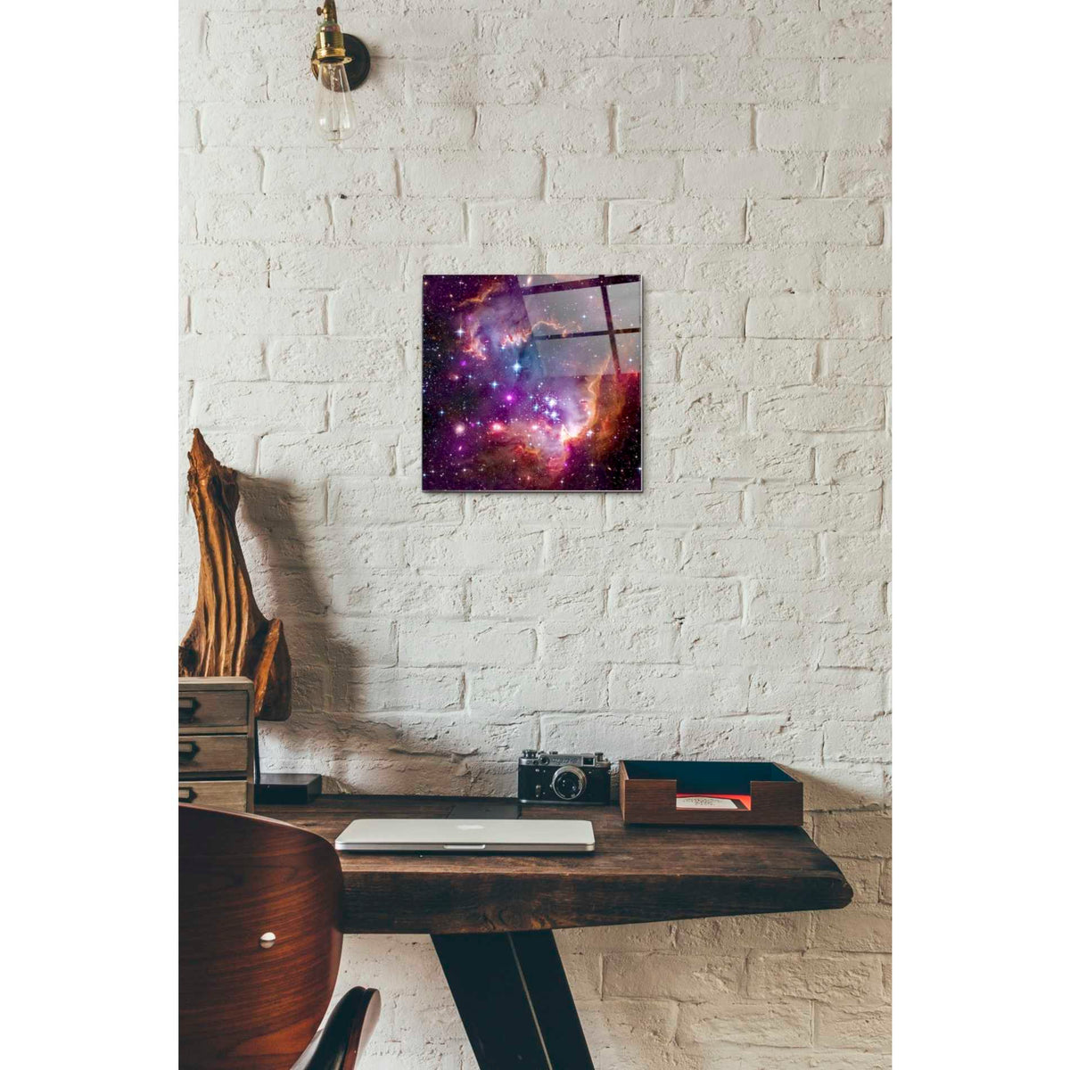 Epic Art "Magellanic Cloud" Hubble Space Telescope Acrylic Glass Wall Art,12x12