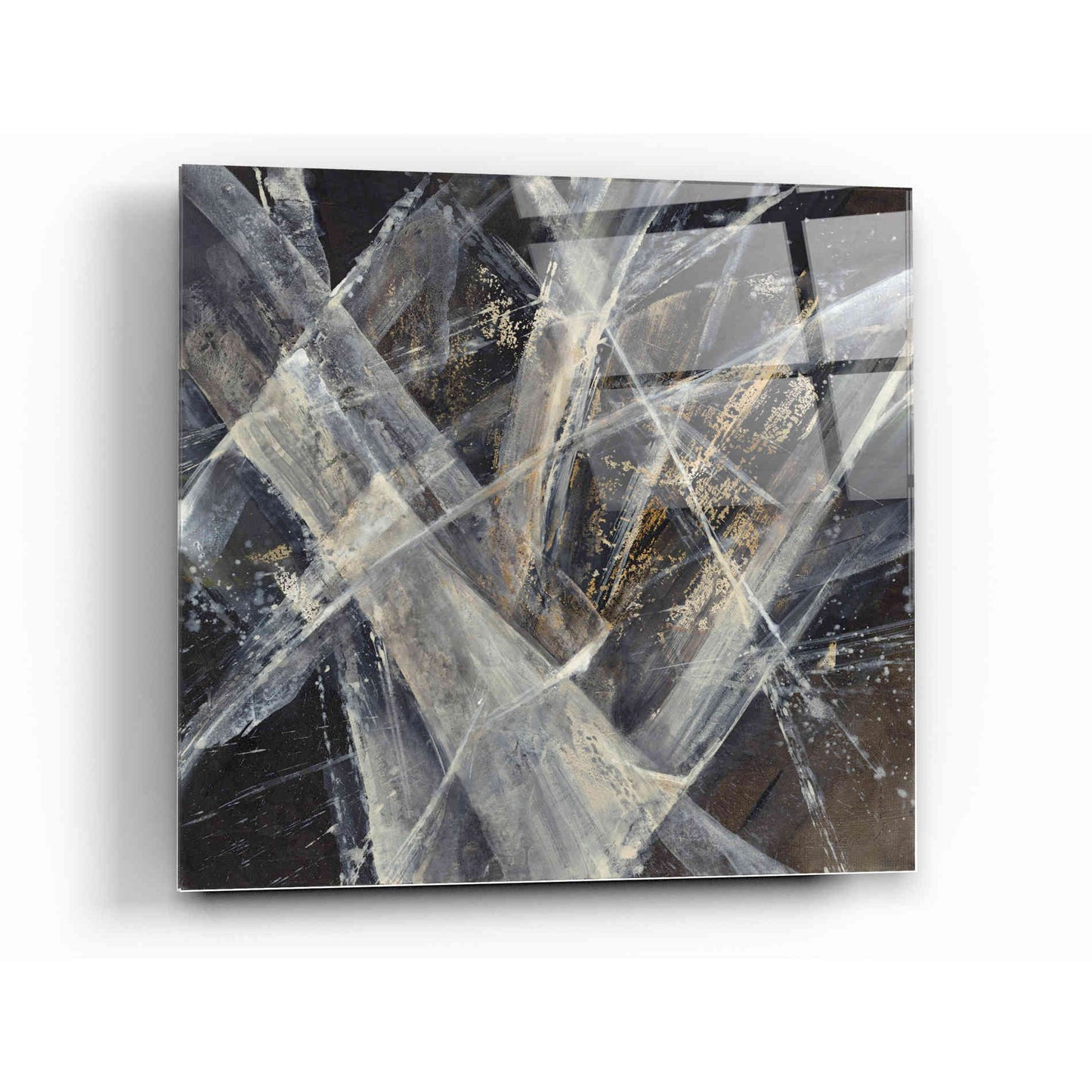 Epic Art 'Glacier I' by Albena Hristova, Acrylic Glass Wall Art,12x12