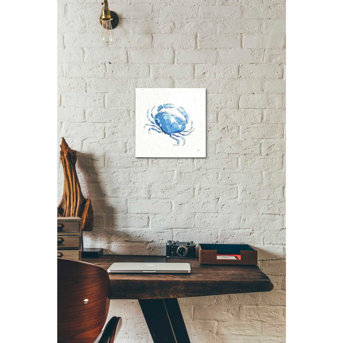 Epic Art 'Maritime X' by Daphne Brissonet, Acrylic Glass Wall Art,12 x 12