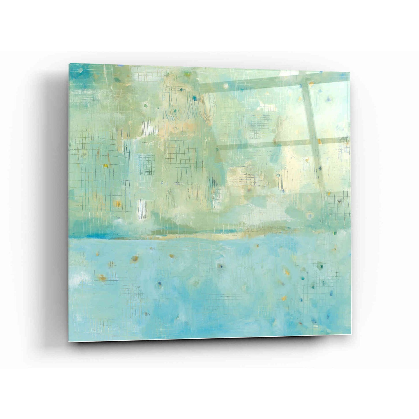 Epic Art 'Dreaming of the Shore' by Melissa Averinos, Acrylic Glass Wall Art,12 x 12