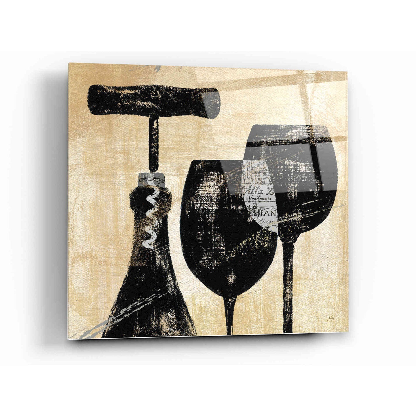 Epic Art 'Wine Selection II' by Daphne Brissonet, Acrylic Glass Wall Art,12 x 12