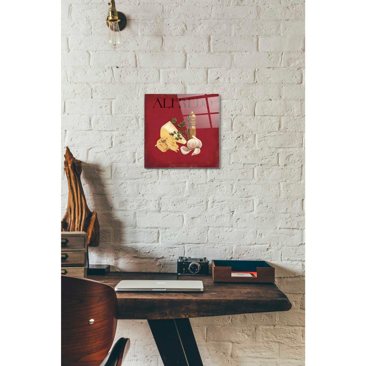Epic Art 'Italian Cuisine III' by Marco Fabiano, Acrylic Glass Wall Art,12 x 12