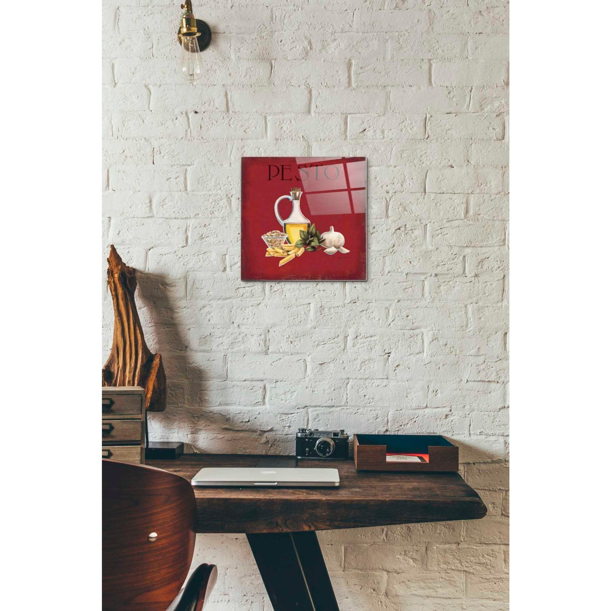 Epic Art 'Italian Cuisine II' by Marco Fabiano, Acrylic Glass Wall Art,12 x 12