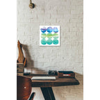 Epic Art 'Summer Dots II' by Elyse DeNeige, Acrylic Glass Wall Art,12 x 12
