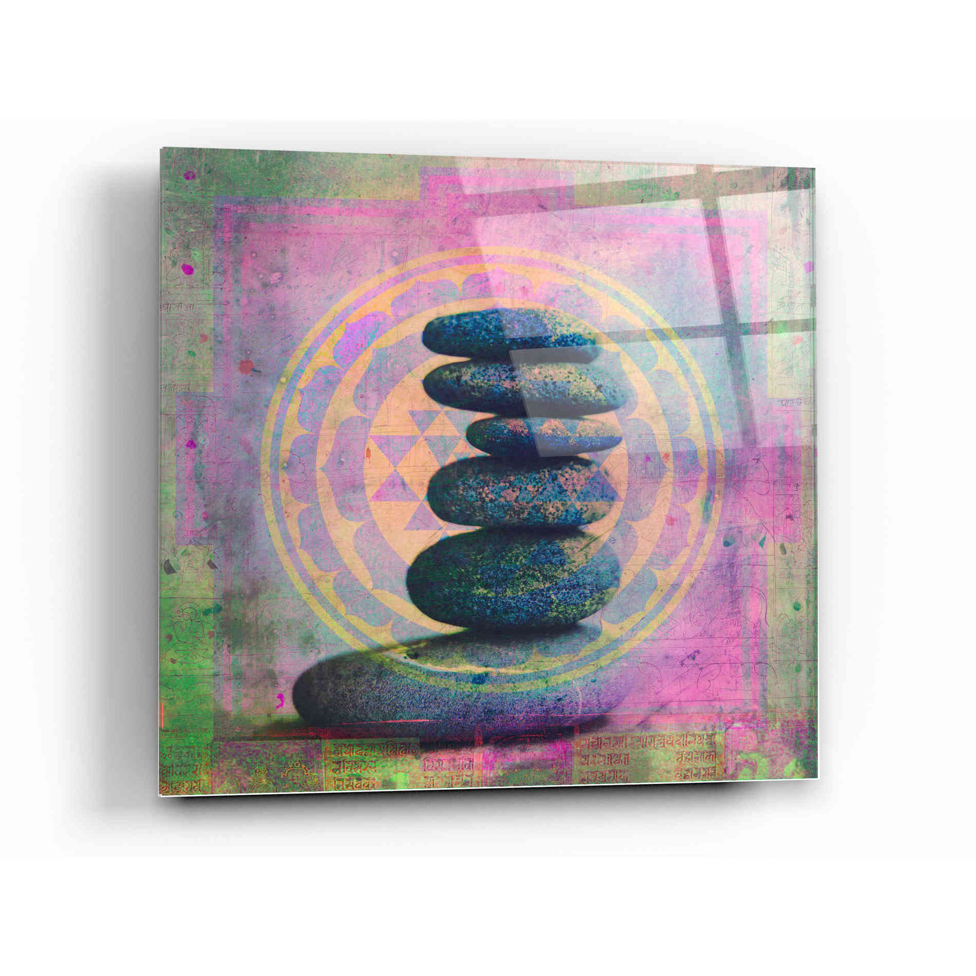 Epic Art 'Soul In Balance' by Elena Ray Acrylic Glass Wall Art,12 x 12