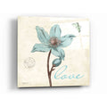 Epic Art 'Touch of Blue IV - Love' by Katie Pertiet, Acrylic Glass Wall Art,12 x 12