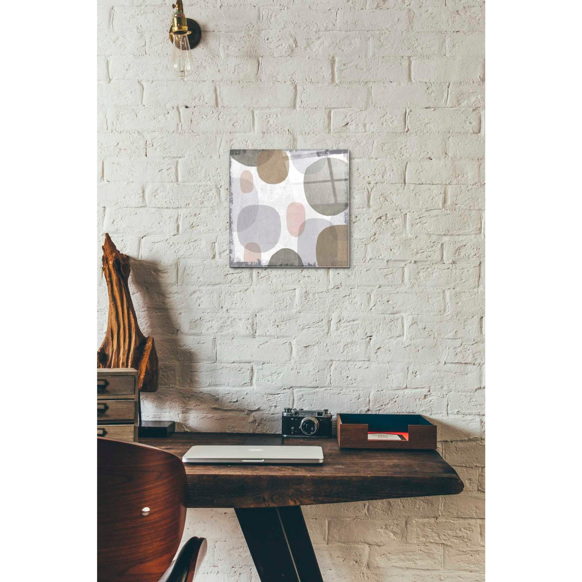 Epic Art 'Pastel Drips I' by Michael Mullan, Acrylic Glass Wall Art,12 x 12
