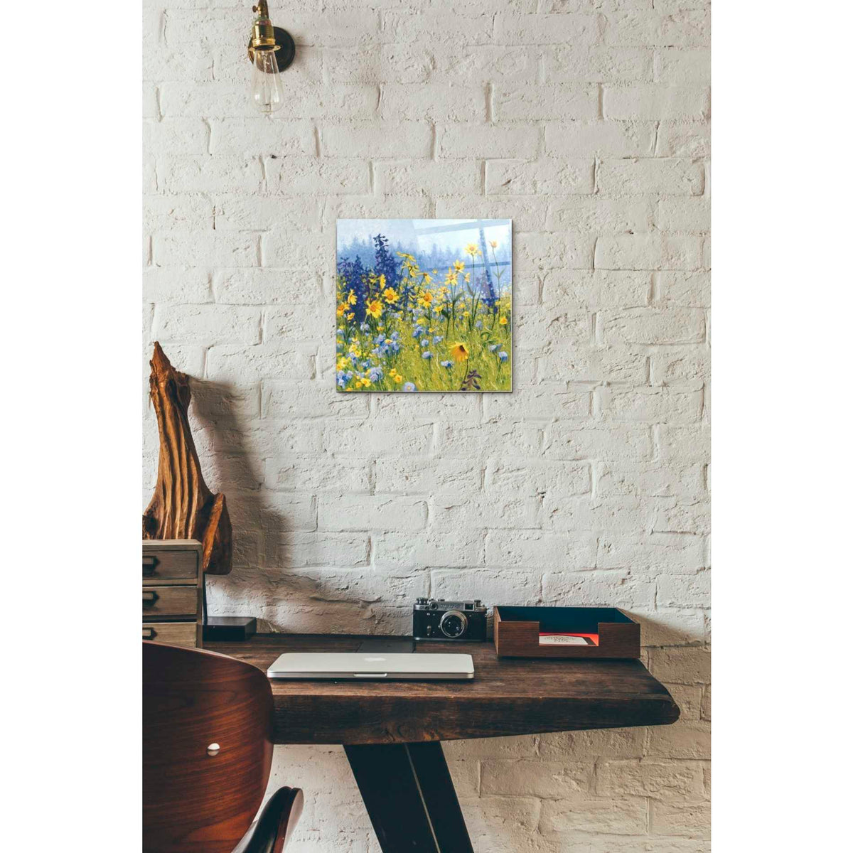 Epic Art 'Joyful in July III' by Shirley Novak, Acrylic Glass Wall Art,12 x 12