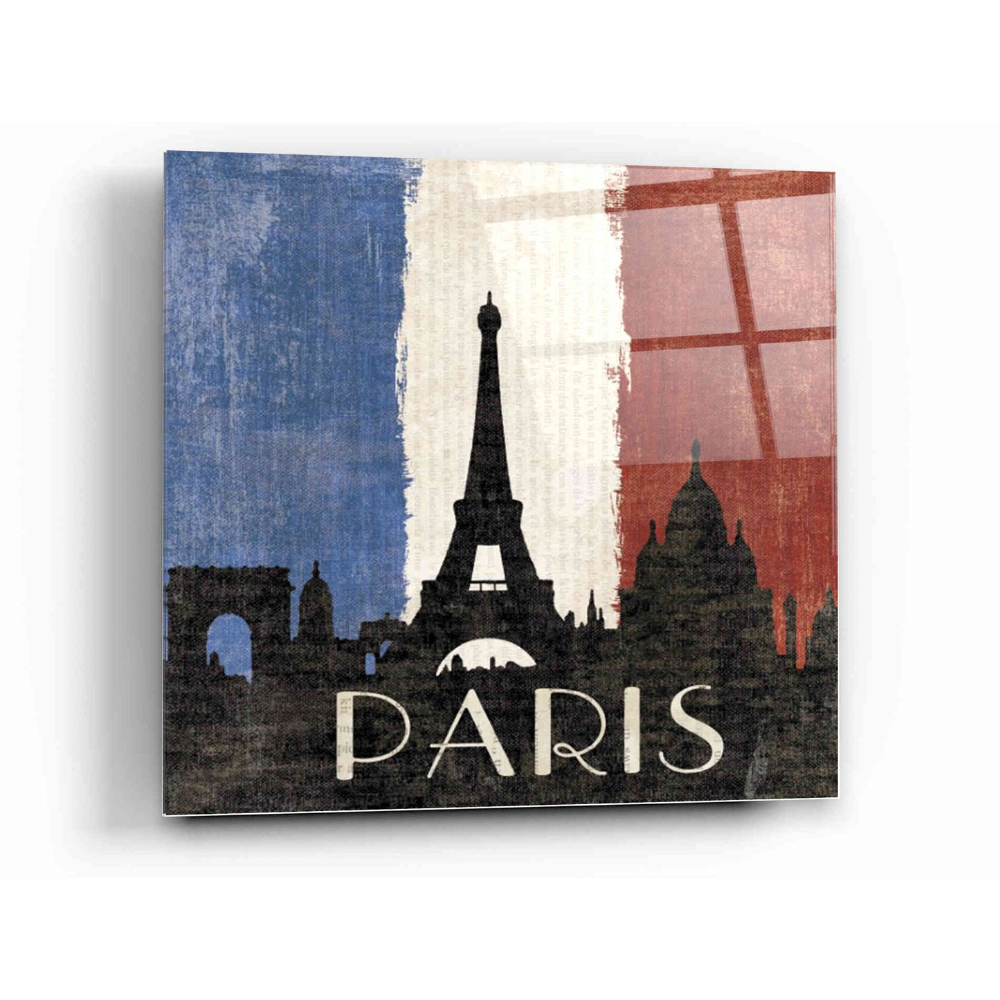 Epic Art 'Paris' by Moira Hershey, Acrylic Glass Wall Art,12 x 12