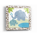 Epic Art 'Safari Fun Elephant' by Moira Hershey, Acrylic Glass Wall Art,12 x 12