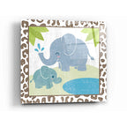 Epic Art 'Safari Fun Elephant' by Moira Hershey, Acrylic Glass Wall Art,12 x 12