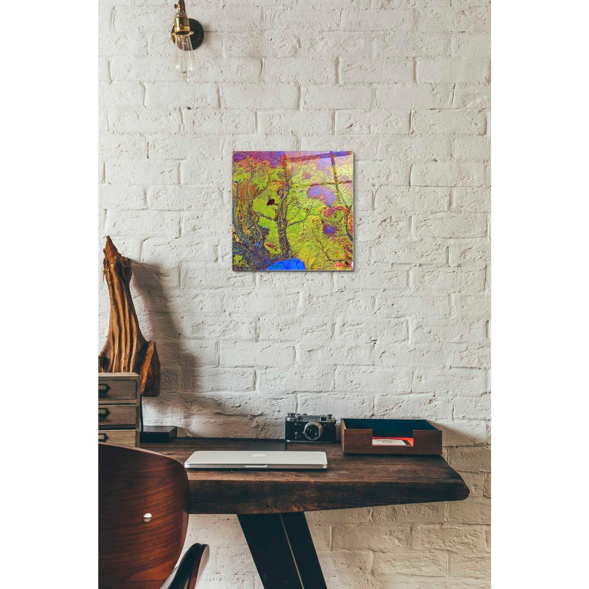 Epic Art 'Earth As Art: Siberian Ribbons' Acrylic Glass Wall Art,12x12