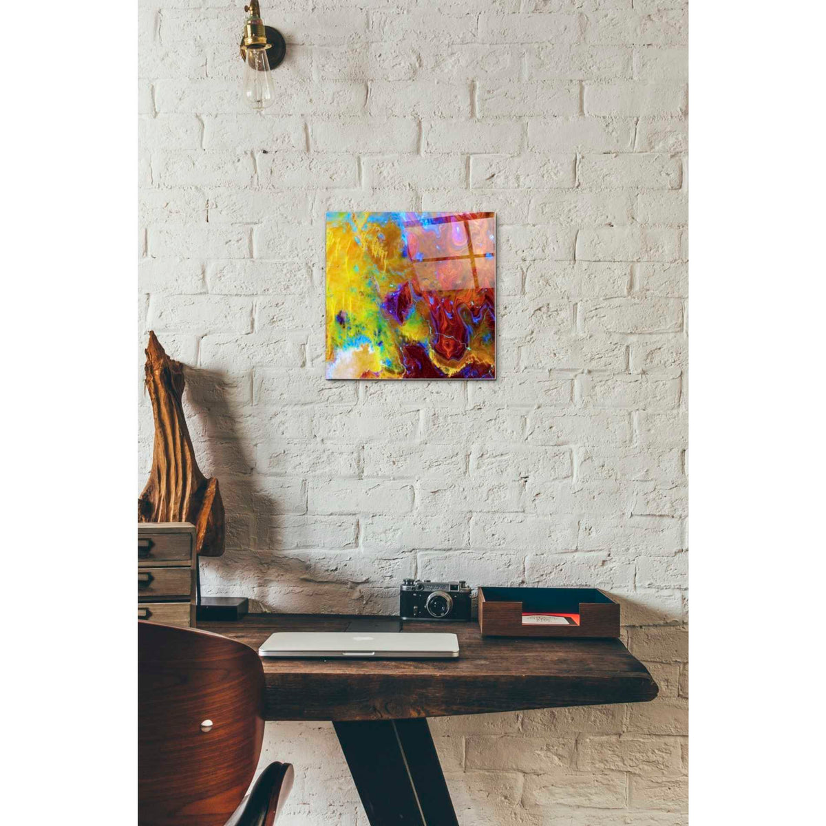 Epic Art 'Earth As Art: Land of Terror' Acrylic Glass Wall Art,12x12