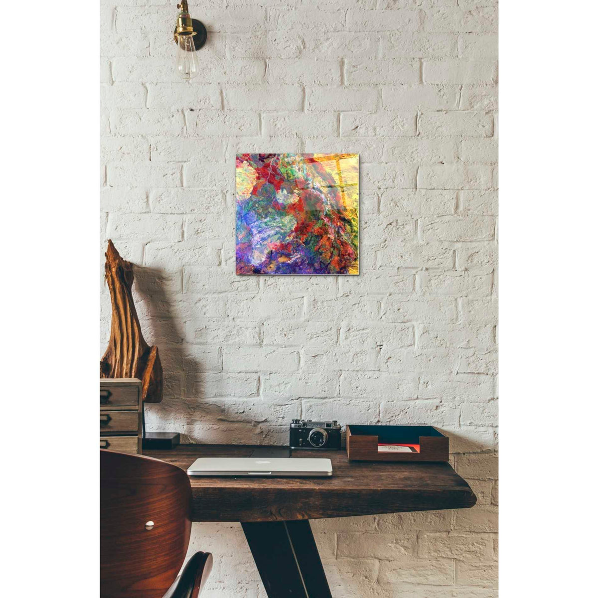 Epic Art 'Earth As Art: Melted Colors' Acrylic Glass Wall Art,12x12