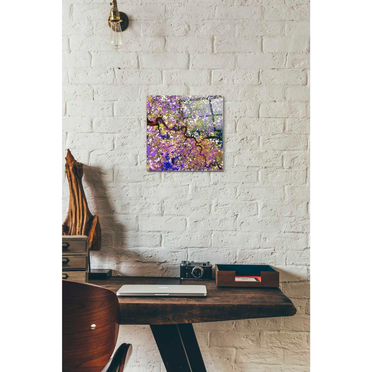 Epic Art 'Earth As Art: Tessera Mosaic' Acrylic Glass Wall Art,12x12