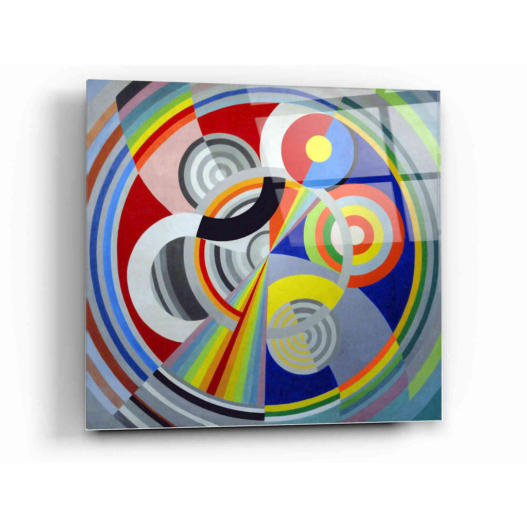 Epic Art 'Rythme n1' by Robert Delaunay Acrylic Glass Wall Art,12x12