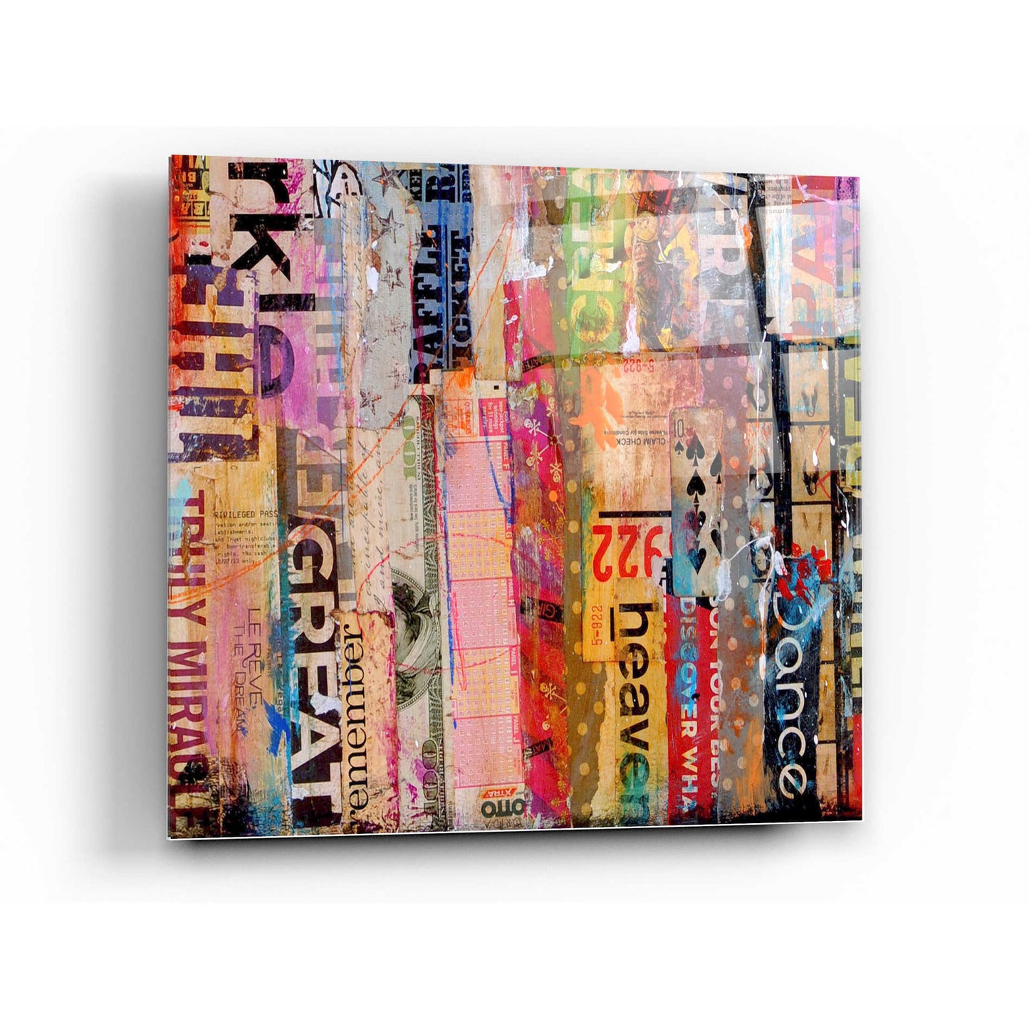 Epic Art 'Metro Mix 21 III' by Erin Ashley Acrylic Glass Wall Art,12x12