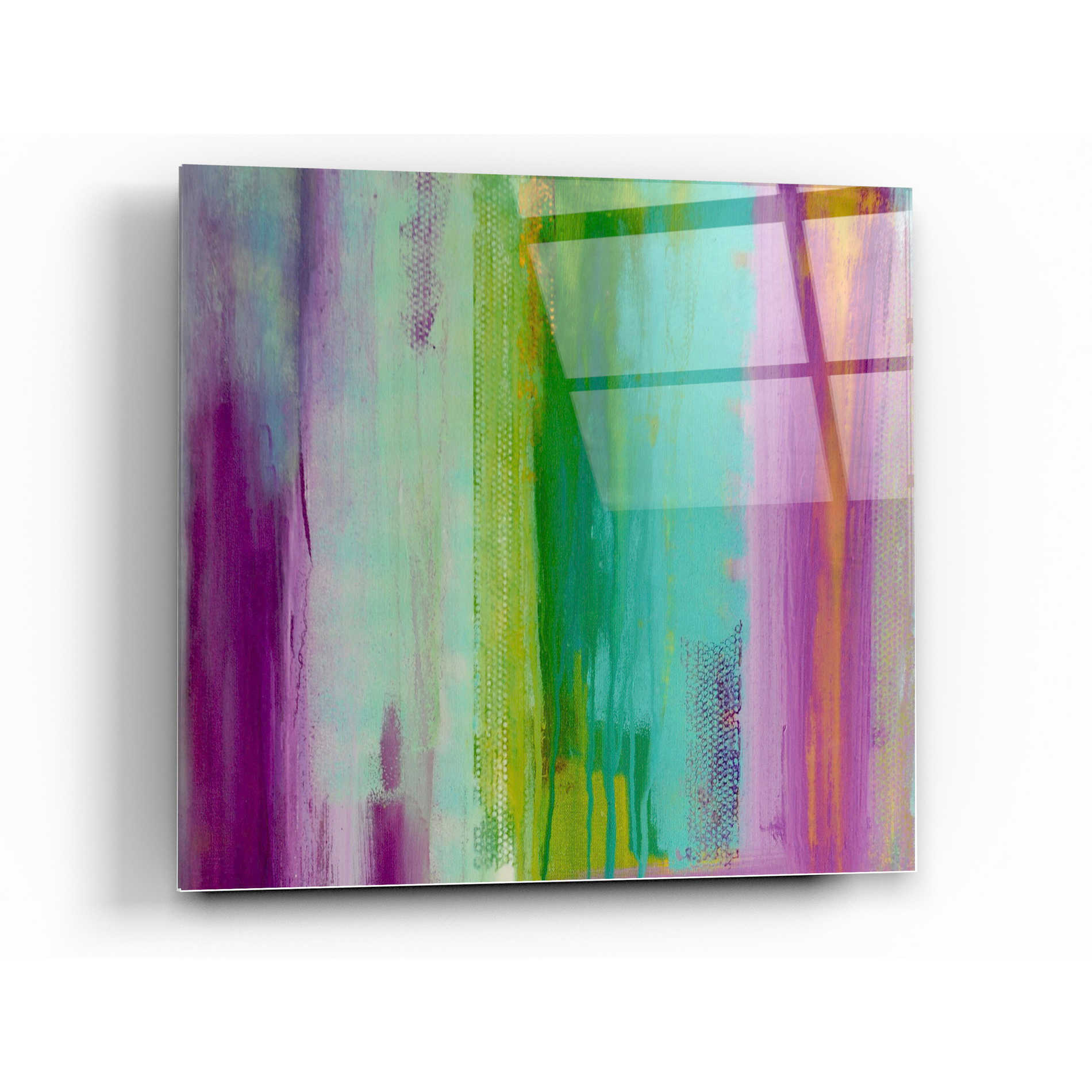 Epic Art 'Spring Stream I' by Erin Ashley Acrylic Glass Wall Art,12x12