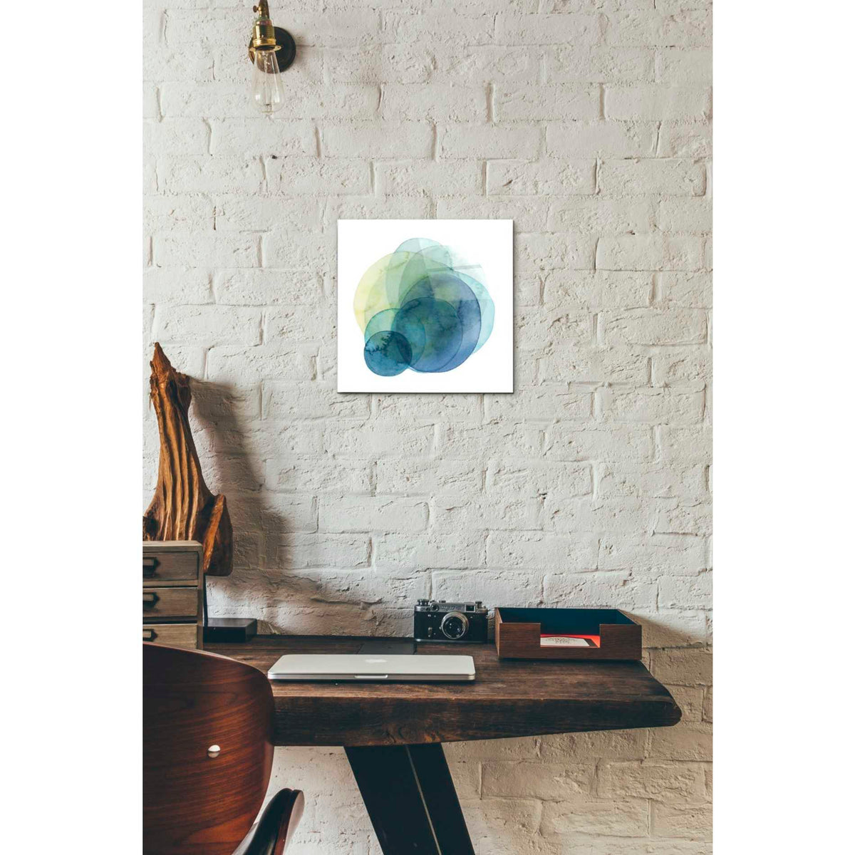 Epic Art 'Evolving Planets IV' by Grace Popp Acrylic Glass Wall Art,12x12