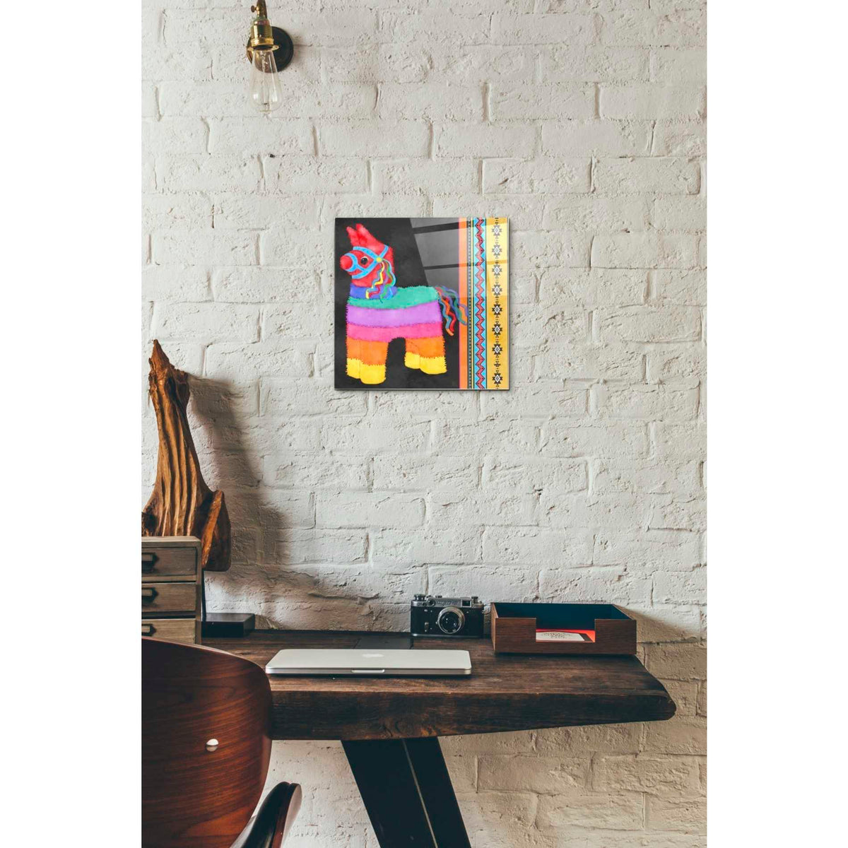 Epic Art 'Pinata Party I' by Jade Reynolds Acrylic Glass Wall Art,12x12