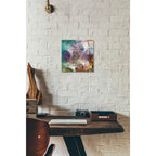 Epic Art 'Lunar Tiles IV' by James Burghardt, Acrylic Glass Wall Art,12x12