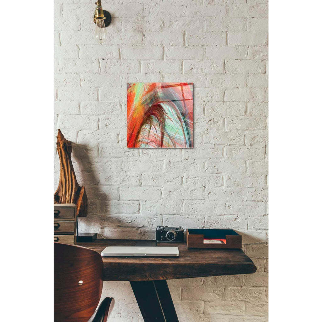 Epic Art 'String Tile II' by James Burghardt, Acrylic Glass Wall Art,12x12
