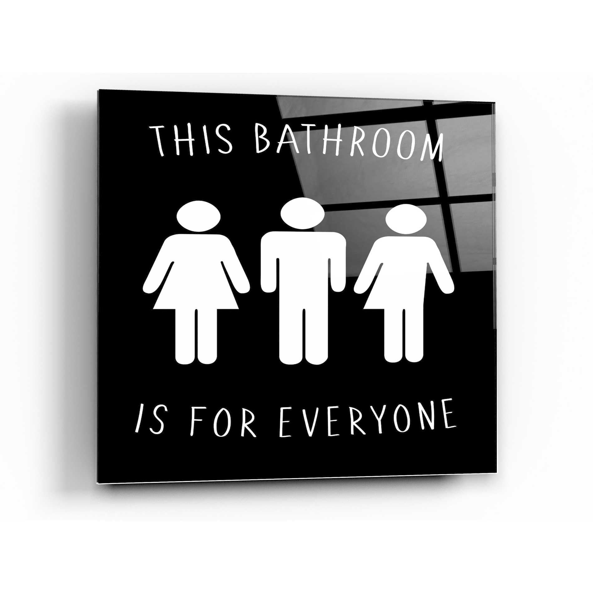 Epic Art 'Human Bathroom I' by Jarman Fagalde Acrylic Glass Wall Art,12x12