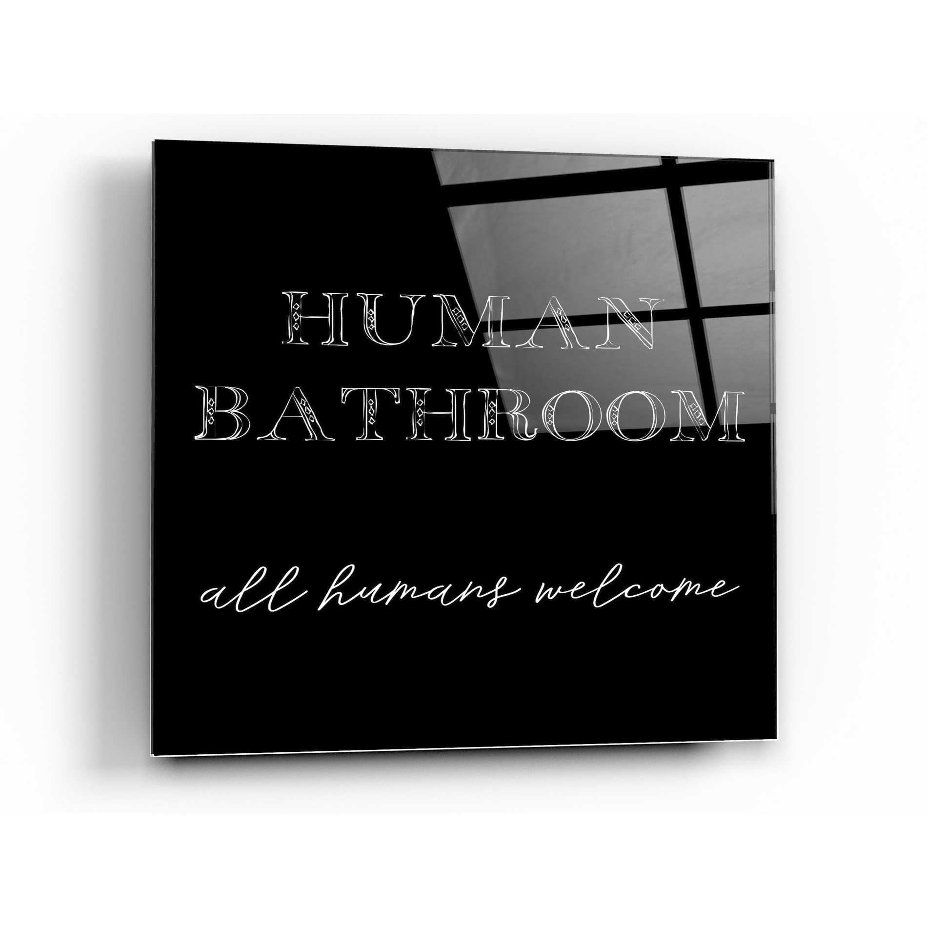 Epic Art 'Human Bathroom IV' by Jarman Fagalde Acrylic Glass Wall Art,12x12