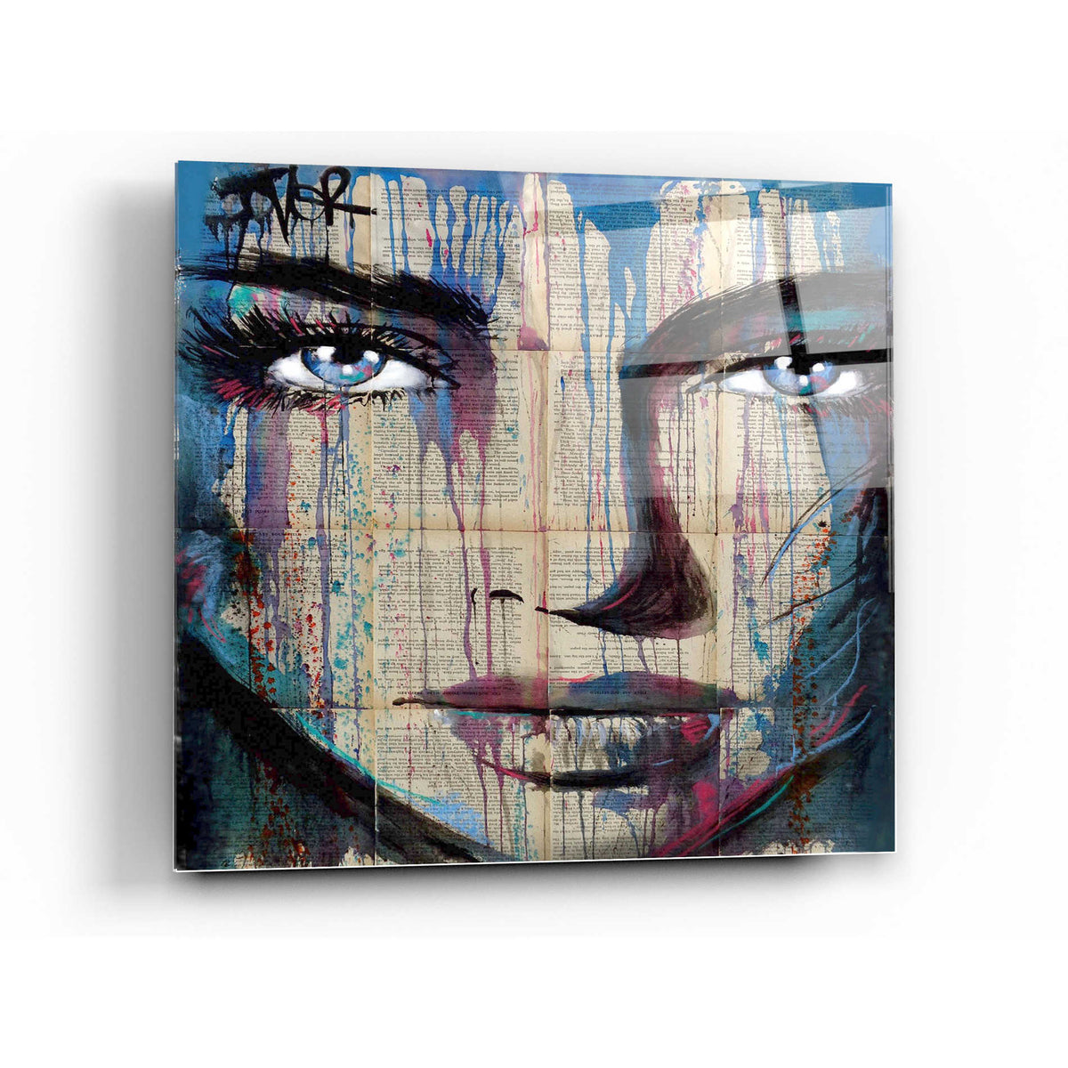 Epic Art 'Helix' by Loui Jover, Acrylic Glass Wall Art,12x12