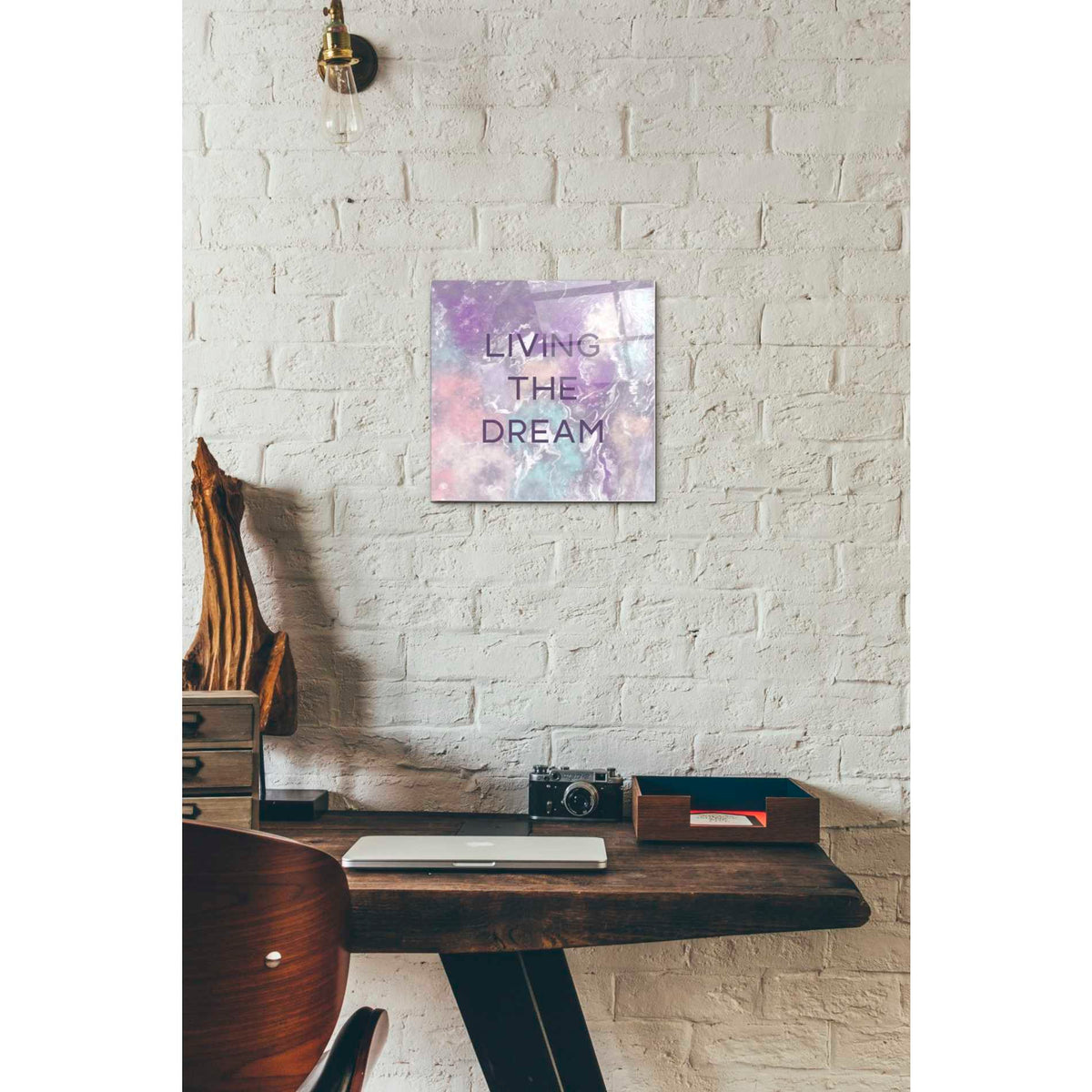 Epic Art 'Living The Dream' by Linda Woods, Acrylic Glass Wall Art,12x12