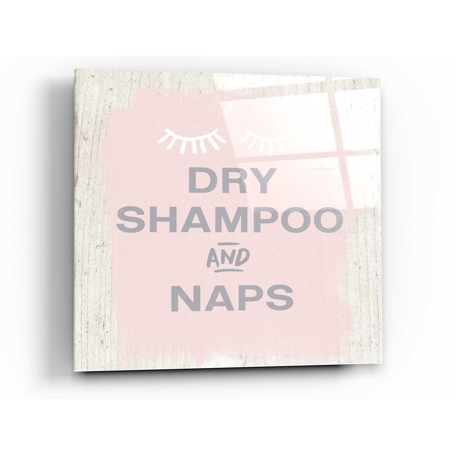 Epic Art 'Dry Shampoo And Naps' by Linda Woods, Acrylic Glass Wall Art,12x12