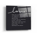 Epic Art 'Home Blessing BW' by Linda Woods, Acrylic Glass Wall Art,12x12