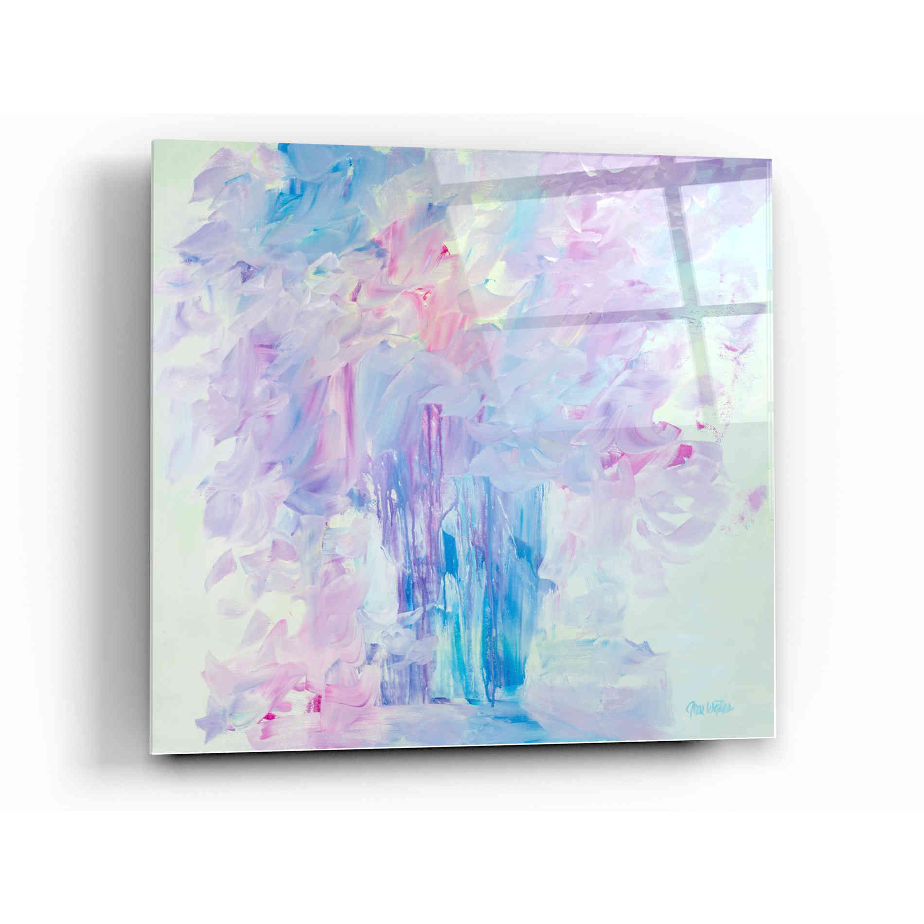 Epic Art 'Blissful Blooms' by Anne Waters, Acrylic Glass Wall Art,12x12
