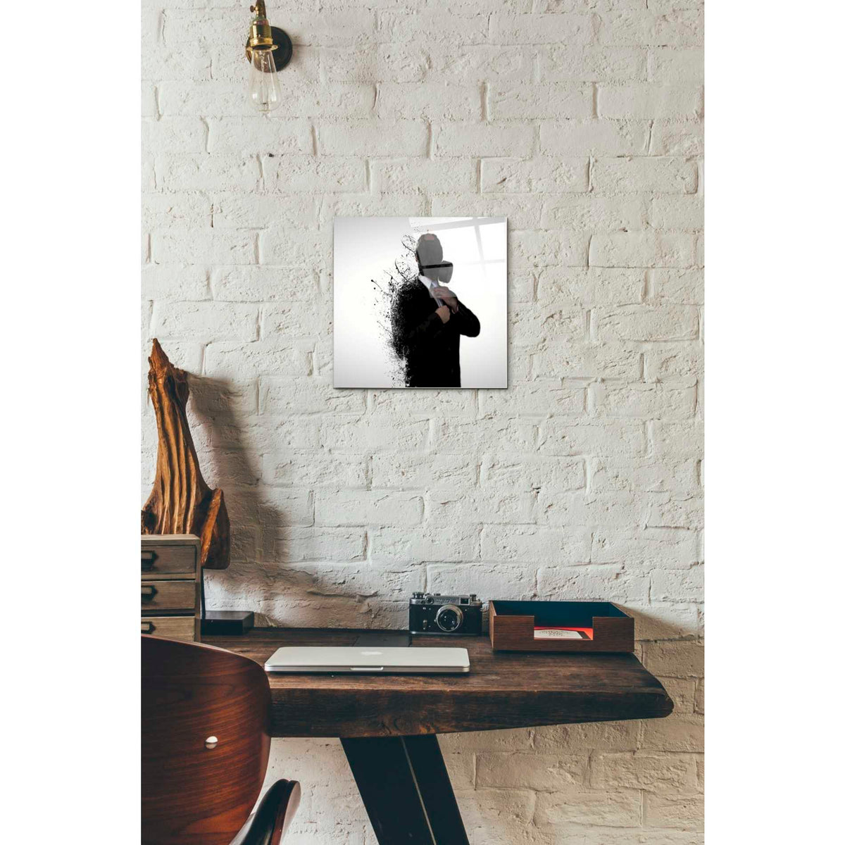 Epic Art 'Dissolution of Man' by Nicklas Gustafsson, Acrylic Glass Wall Art,12x12