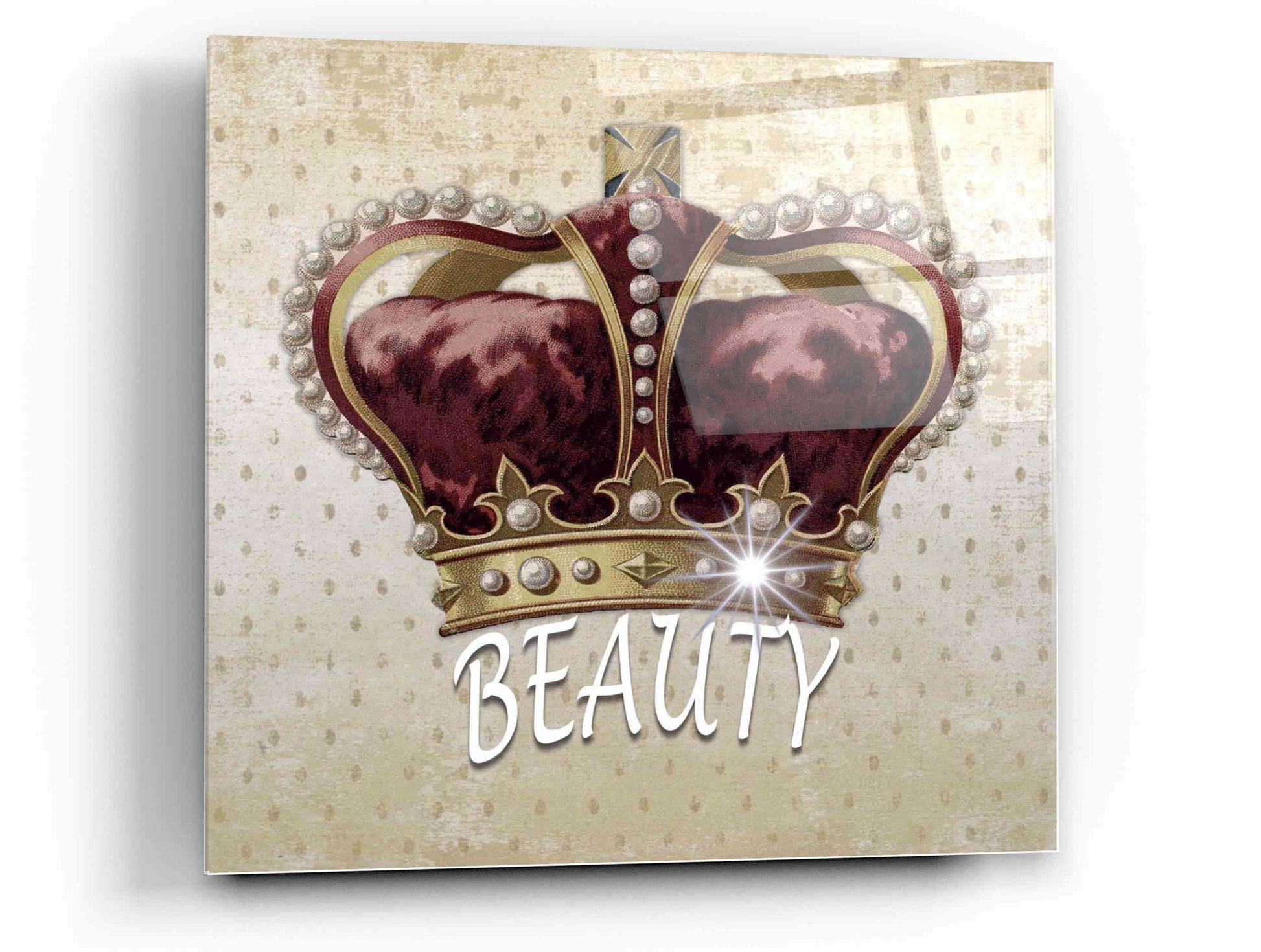Epic Art 'Beauty Queen' by Karen Smith, Acrylic Glass Wall Art,12x12