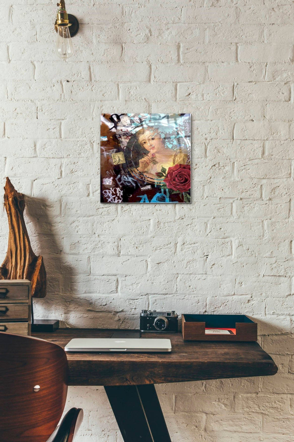 Epic Art 'Classic Graffiti' by Karen Smith, Acrylic Glass Wall Art,12x12