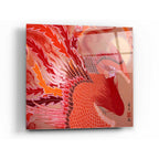 Epic Art 'Red Peacock' by Zigen Tanabe, Acrylic Glass Wall Art,12x12
