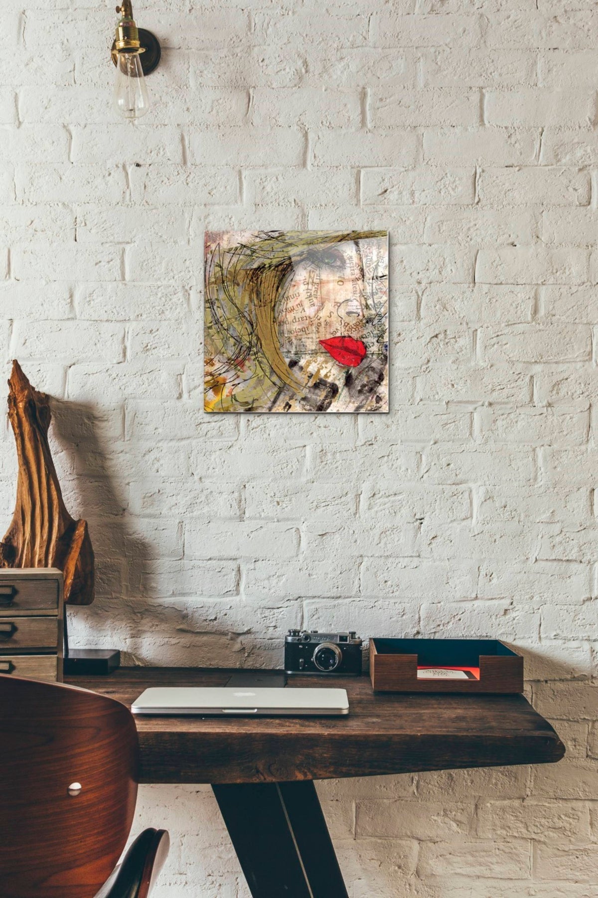 Epic Art 'Ladylips' by Karen Smith, Acrylic Glass Wall Art,12x12
