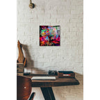Epic Art 'Kaleidoscope Tree Black' Acrylic Glass Wall Art,12x12